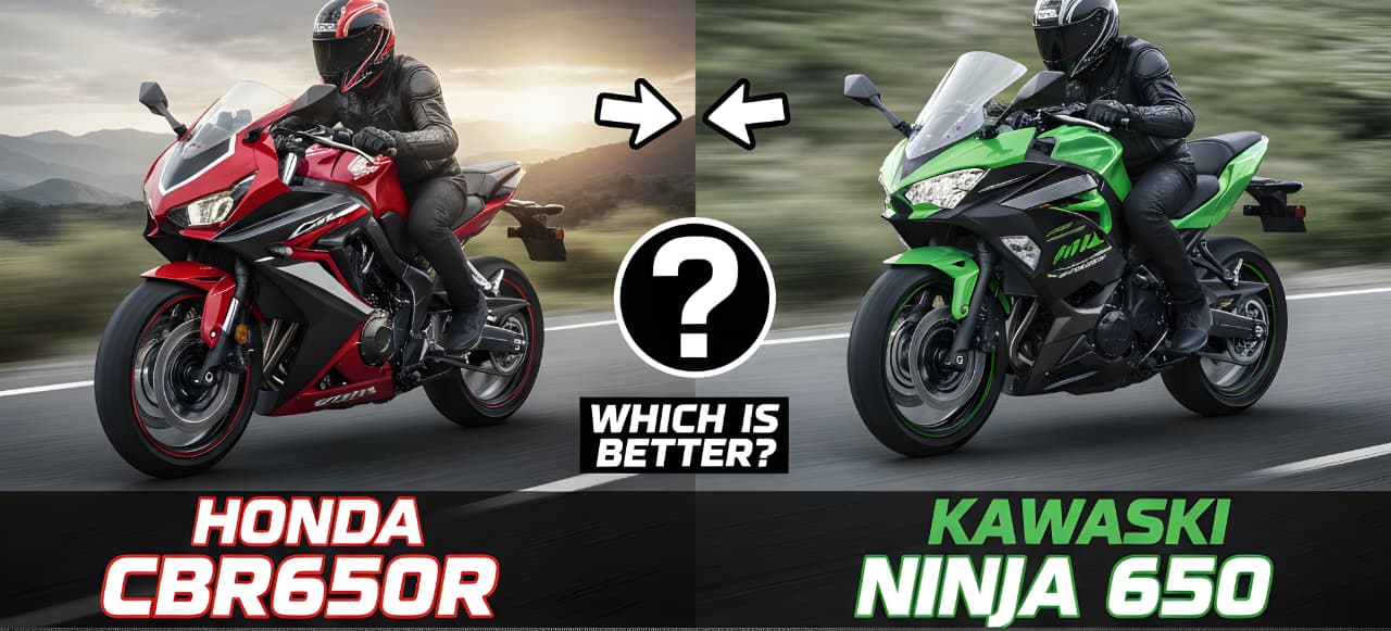 Honda CBR650R vs Kawasaki Ninja 650: Which is Better?