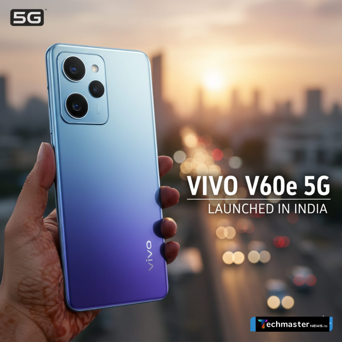 Vivo V60e 5G Launched in India: Stunning Design, 200MP Camera & Affordable Price Revealed!
