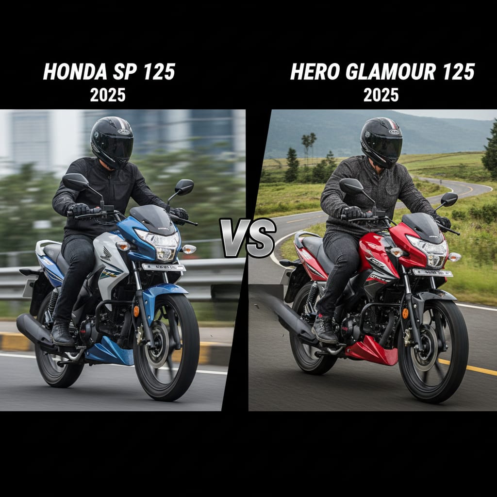 Honda SP 125 2025 vs Hero Glamour 125 2025