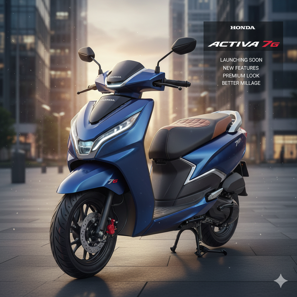 Honda Activa 7G: Launching Soon With New Features, Premium Look & Better Mileage