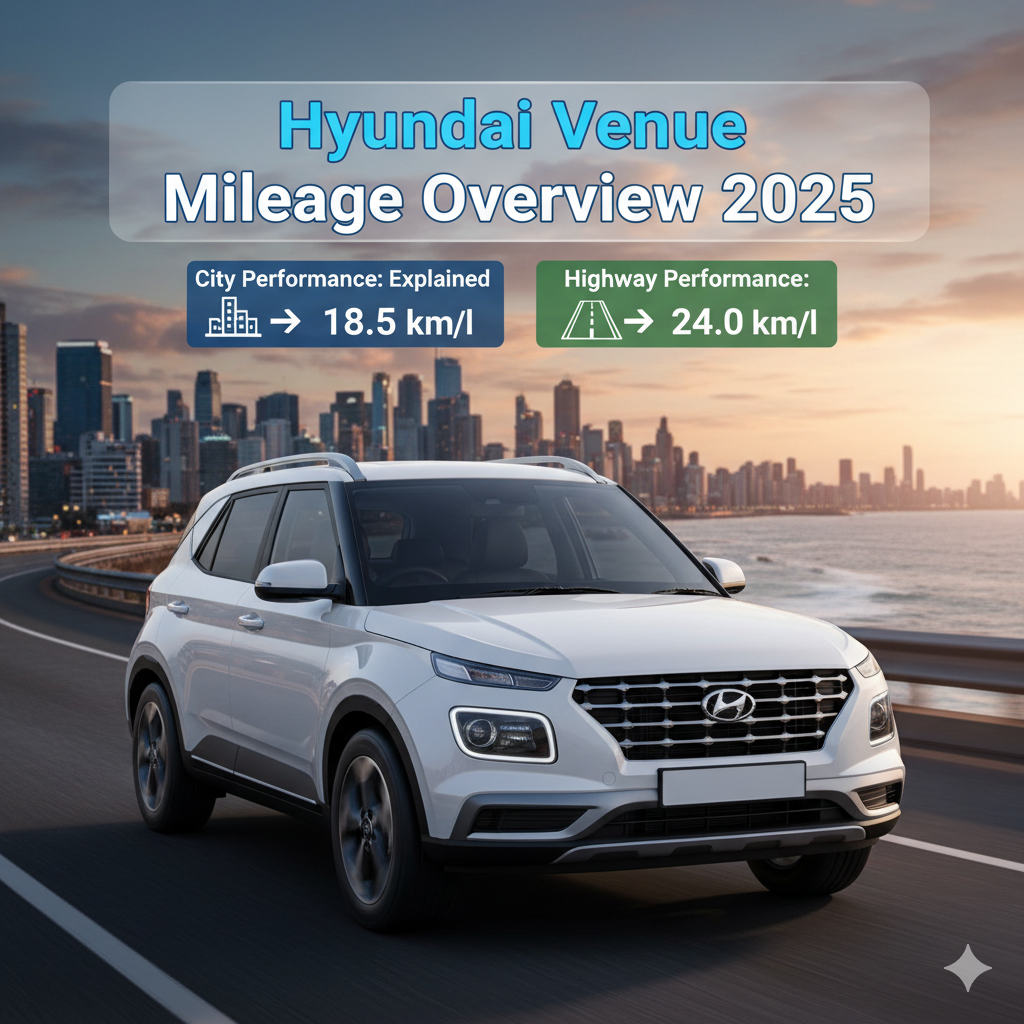 Hyundai Venue Mileage 2025 – Best City & Highway Performance Guide