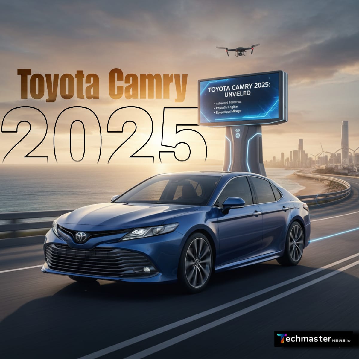 Toyota Camry 2025 Launched: Luxury Sedan with Advanced Features, Powerful Engine & High Mileage