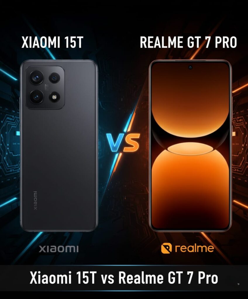 Xiaomi 15T vs Realme GT 7 Pro