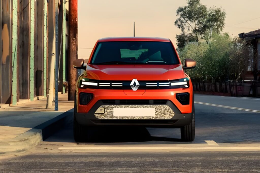 New Renault Kwid EV India Spy Shots
