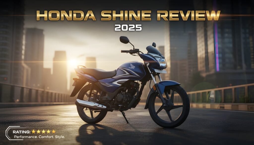 Honda Shine Review 2025: Best Mileage Bike for Daily Commuters in India