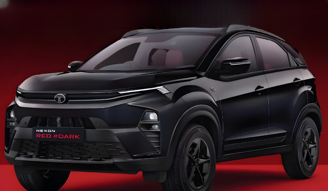 Tata Nexon Red Dark Edition 2025: Now Safer with ADAS and Stylish in Red!